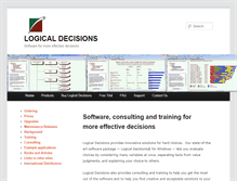 Tablet Screenshot of logicaldecisions.com